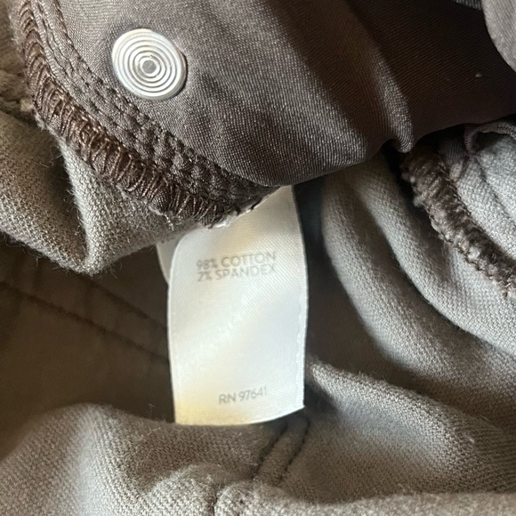 J. Jill Velour Dark Gray Straight Pants Soft Stretchy Women’s Size 4 Petite - Picture 5 of 8